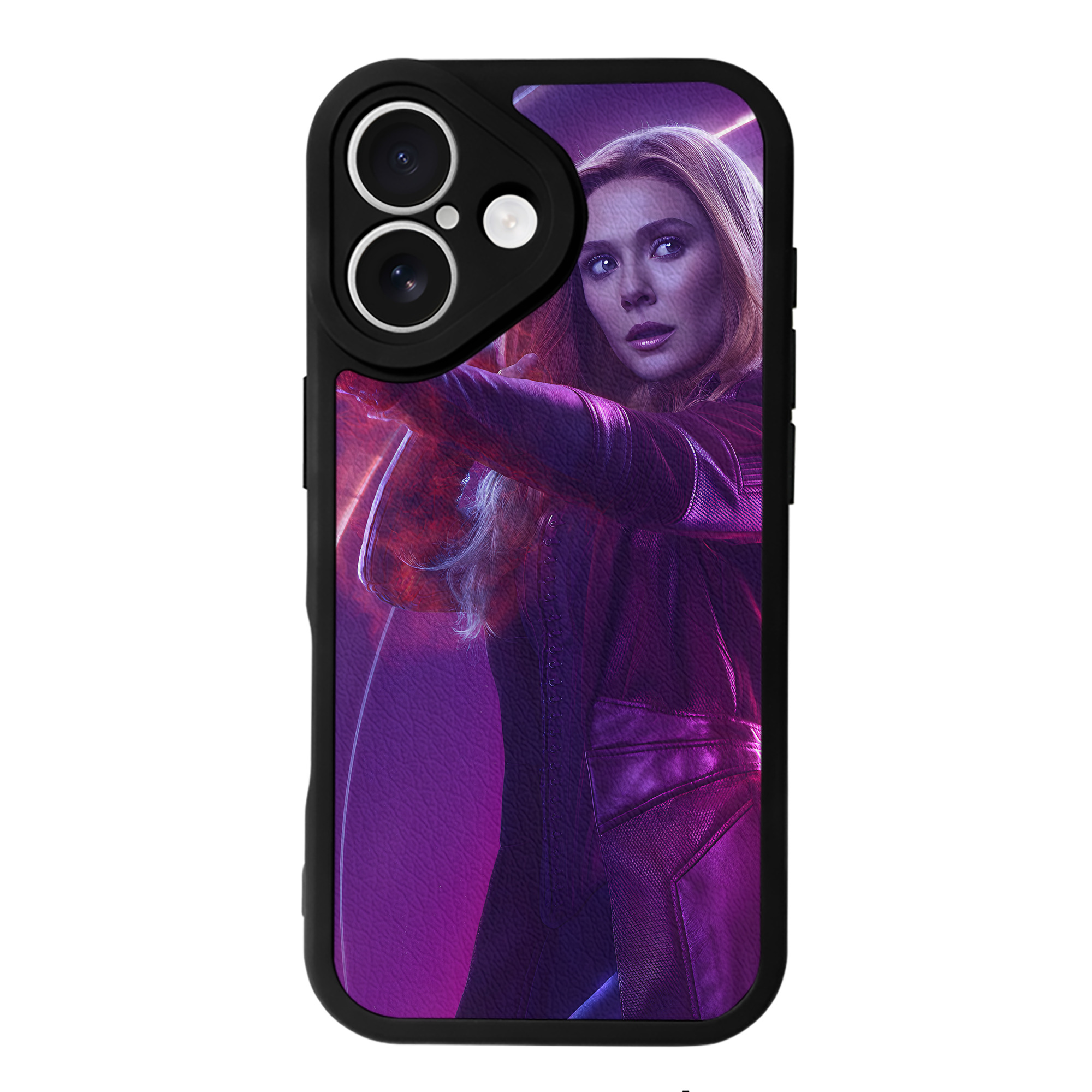 （画像用） アベンジャーズ The Avengers 【iPhone 16シリーズ対応】シリコンスマホケース（レザー調） 材質：シリコン